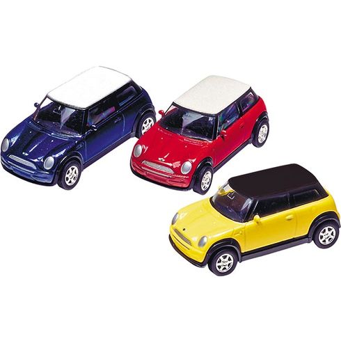 Mini Cooper ( 2001 ), setrvačník, měřítko 1:61 - Goki