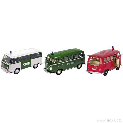 Volkswagen Bus T1 a T2, 1:24, volnoběh - Goki