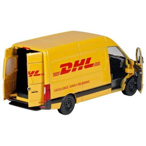 Mercedes Benz Sprinter DHL, 1:48, zpětné natahování - Goki