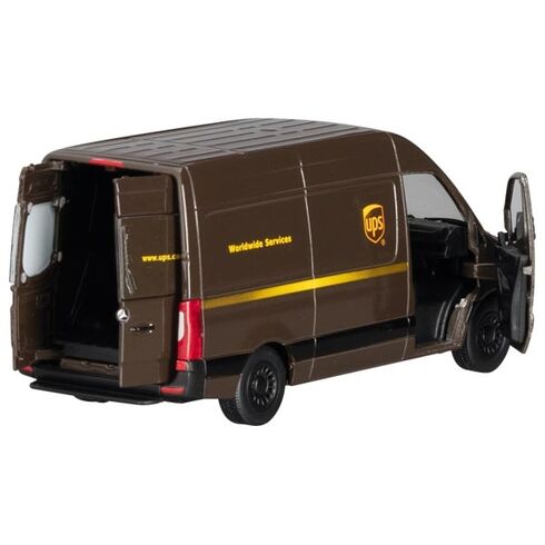 Mercedes Benz Sprinter UPS, 1:48, zpětné natahování - Goki