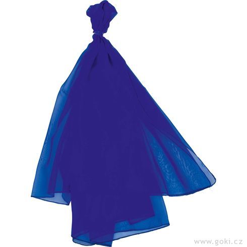 Šifonový šátek – modrý 140 x 140 cm - Goki