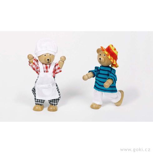 Panenky do domečku – medvídci - Goki