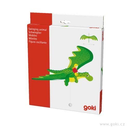 Dřevěný létající drak – létající závěsná dekorace - Goki