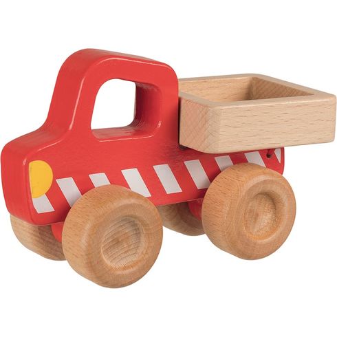 Autíčko se sklápěcí korbou – dřevěné autíčko pro nejmenší - Goki