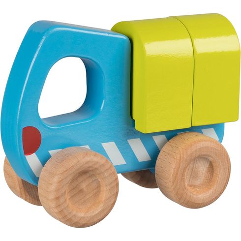 Náklaďák – dřevěné autíčko pro nejmenší - Goki
