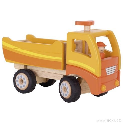 Oranžové velké nákladní auto - Goki