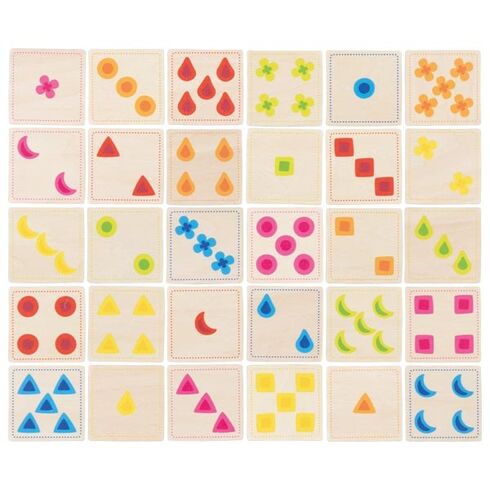 Didaktická a akční hra pro nejmenší – Barvičky a tvary - Goki