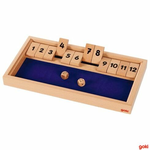 Shut the box – stolní hra pro 2 hráče - Goki