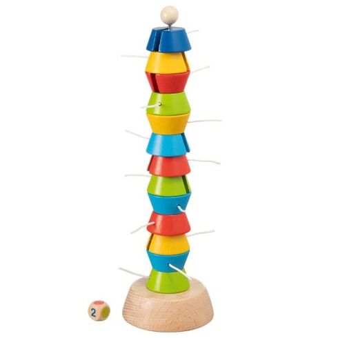 Tugie – Balanční věž, 30 cm - Goki
