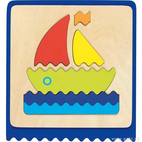 Hmatová hra puzzle – didaktická pomůcka - Goki