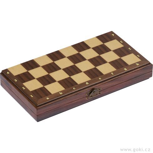 Magnetické šachy, logická hra – 27 x 27 cm - Goki