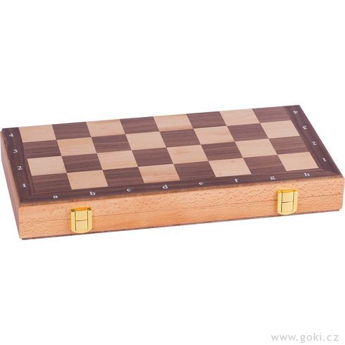 Logická hra šachy velké – 38 x 38 cm - Goki