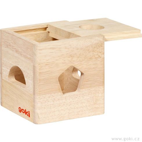 Dřevěná vkládačka II – tvary - Goki