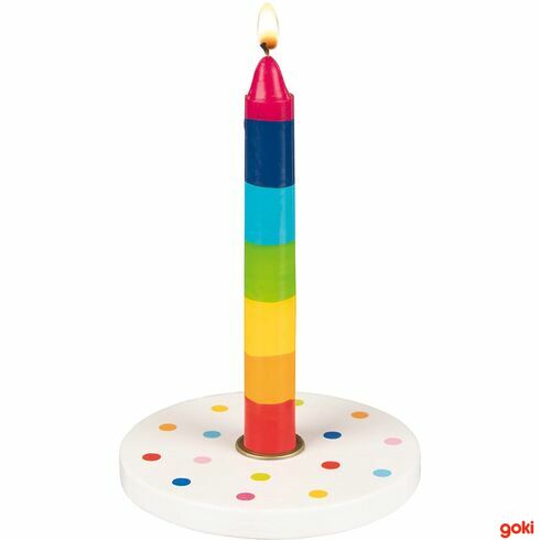 Podstavec pro svíčku – narozeninová dekorace - Goki