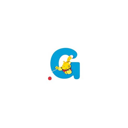 Dřevěné písmeno G - Goki
