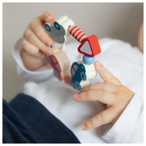 Autíčka – elastická hračka do ručky - Goki