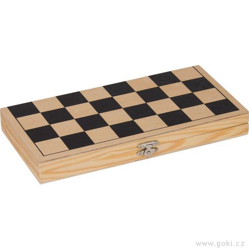 Logická hra šachy – 26 x 26 cm - Goki