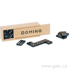 Domino v dřevěné krabičce, 28 dílů