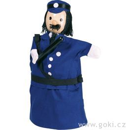 Maňásek na ruku – policista