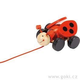 Dřevěná tahací hračka – Beruška Lil