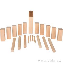 KUBB – Vikingské šachy, goki nature