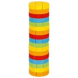 Dovednostní balanční věž Jenga – kulatá, 51 dílů