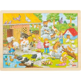 Hladící ZOO – puzzle se zvířátky, 48 dílů