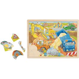 Puzzle – stavba, 56 dílů