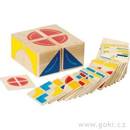 Skládačka – Kostka, 4 díly