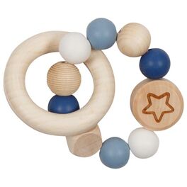 Hvězdička tmavě modrá – elastická hračka s kroužkem
