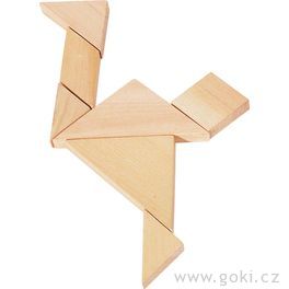 Dřevěný hlavolam – Tangram