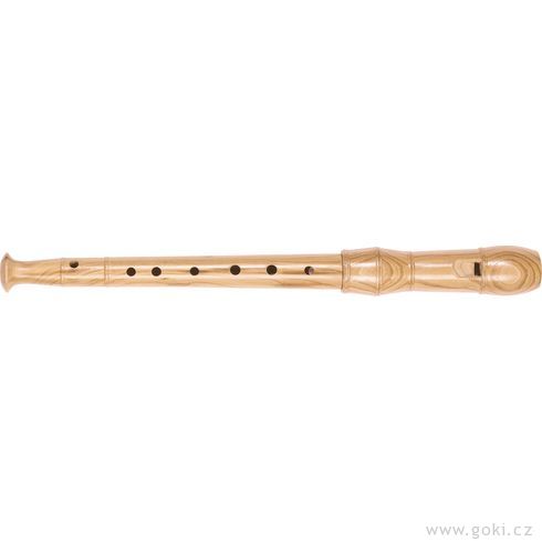 Zobcová flétna přírodní, 32 cm - Goki